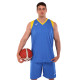 Форма баскетбольна майка та шорти Joma FINAL II 102849-709 5XS-2XL синій-жовтий