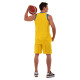 Форма баскетбольна майка та шорти Joma FINAL II 102849-907 5XS-2XL жовтий-синій
