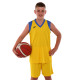Форма баскетбольна майка та шорти Joma FINAL II 102849-907 5XS-2XL жовтий-синій