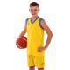 Форма баскетбольна майка та шорти Joma FINAL II 102849-907 5XS-2XL жовтий-синій