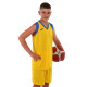 Форма баскетбольна майка та шорти Joma FINAL II 102849-907 5XS-2XL жовтий-синій