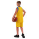 Форма баскетбольна майка та шорти Joma FINAL II 102849-907 5XS-2XL жовтий-синій