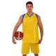 Форма баскетбольна майка та шорти Joma FINAL II 102849-907 5XS-2XL жовтий-синій