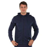 Кофта спортивна на блискавці з капюшоном Joma INDOOR GYM 102970-345 S-2XL темно-синій