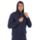 Кофта спортивна на блискавці з капюшоном Joma INDOOR GYM 102970-345 S-2XL темно-синій
