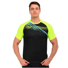 Футболка чоловіча Joma ELITE X 103101-121 2XS-2XL чорний-салатовий
