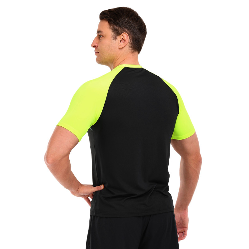 Футболка чоловіча Joma ELITE X 103101-121 2XS-2XL чорний-салатовий