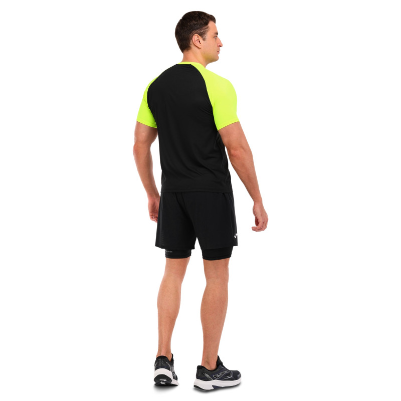 Футболка чоловіча Joma ELITE X 103101-121 2XS-2XL чорний-салатовий