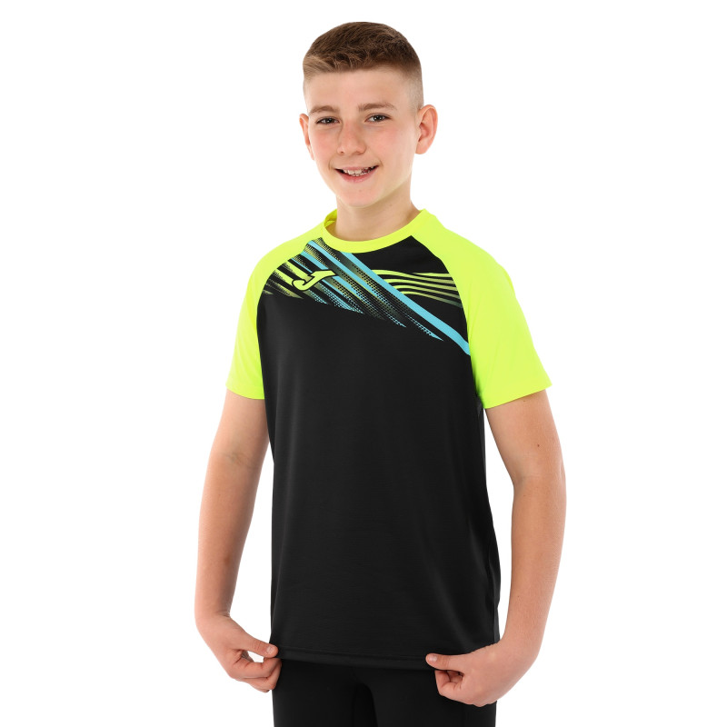 Футболка чоловіча Joma ELITE X 103101-121 2XS-2XL чорний-салатовий