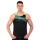 Майка спортивна чоловіча Joma ELITE X 103102-121 2XS-2XL чорний-салатовий