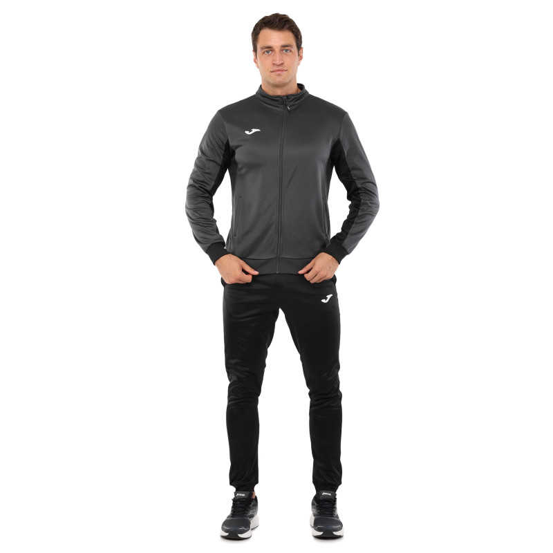 Костюм спортивний кофта на блискавці та штани Joma DERBY 103120-151 4XS-XL чорний
