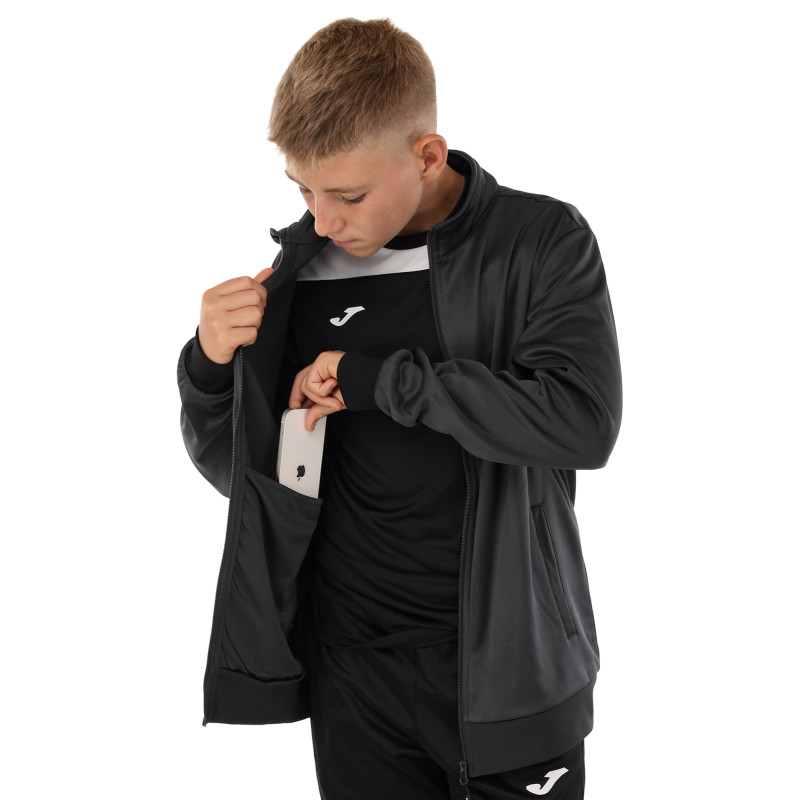 Костюм спортивний кофта на блискавці та штани Joma DERBY 103120-151 4XS-XL чорний