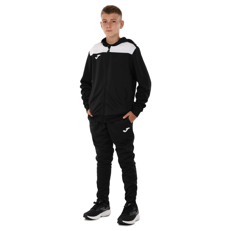 Костюм спортивний кофта на блискавці та штани Joma PHOENIX II 103121-102 4XS-XL чорний-білий
