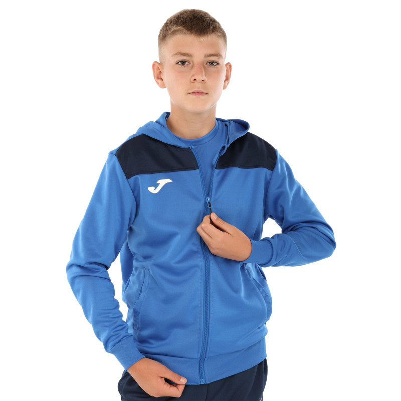 Костюм спортивний кофта на блискавці та штани Joma PHOENIX II 103121-703 4XS-XL синій-темно-синій