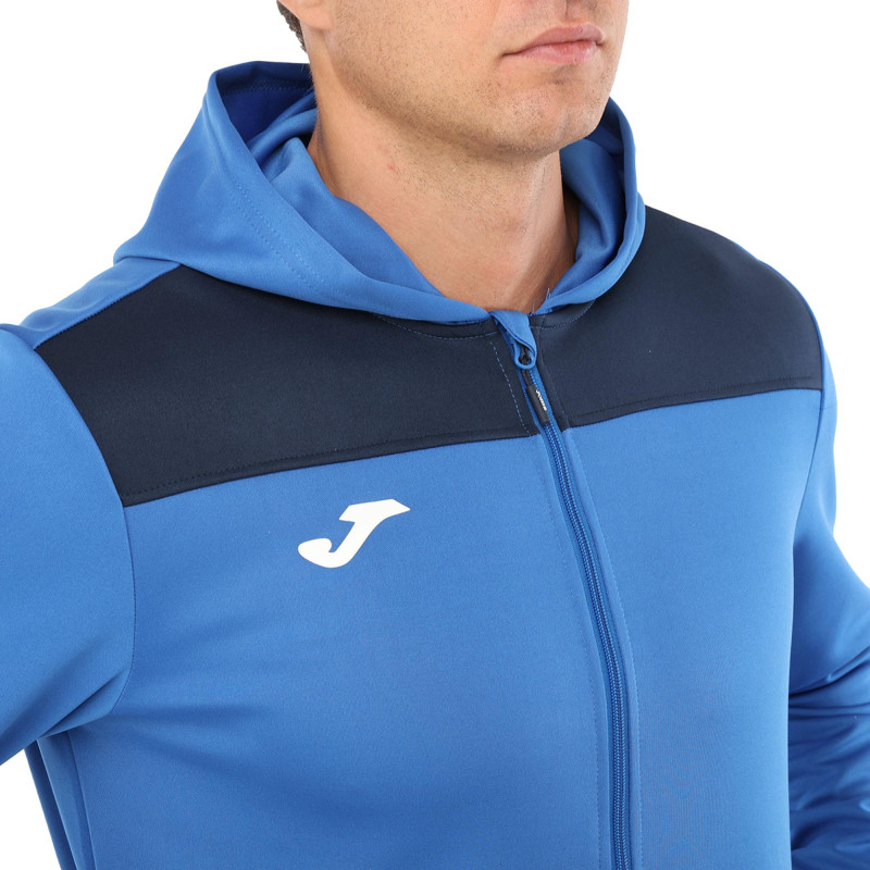 Костюм спортивний кофта на блискавці та штани Joma PHOENIX II 103121-703 4XS-XL синій-темно-синій