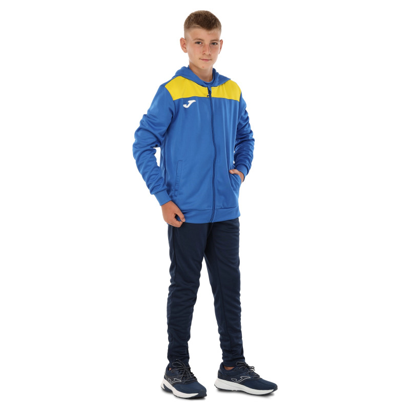 Костюм спортивний кофта на блискавці та штани Joma PHOENIX II 103121-709 4XS-XL синій-жовтий