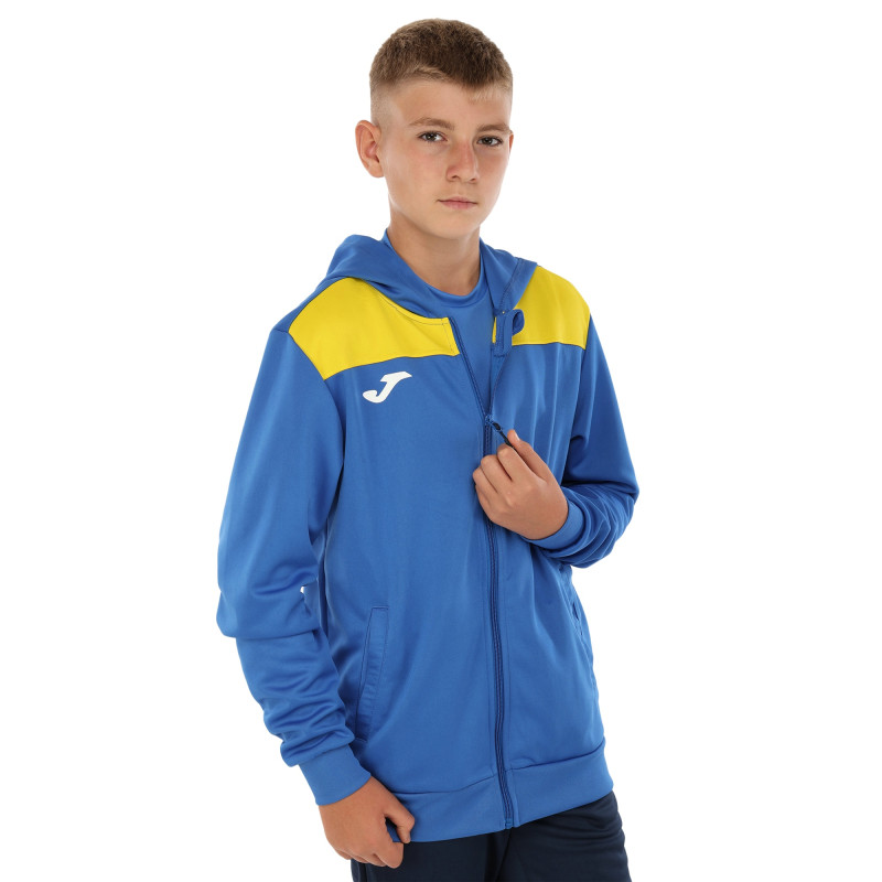 Костюм спортивний кофта на блискавці та штани Joma PHOENIX II 103121-709 4XS-XL синій-жовтий