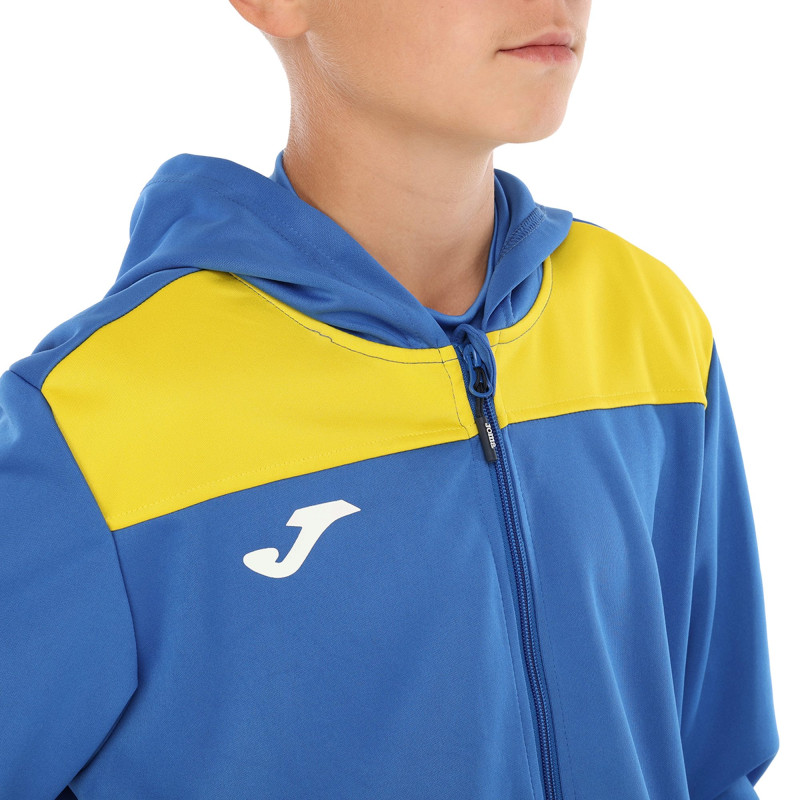 Костюм спортивний кофта на блискавці та штани Joma PHOENIX II 103121-709 4XS-XL синій-жовтий