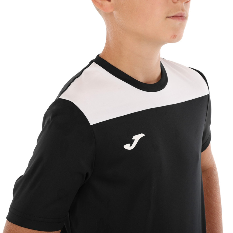 Форма футбольна комплект футболка та шорти Joma PHOENIX III 103124-102 4XS-XL чорний-білий