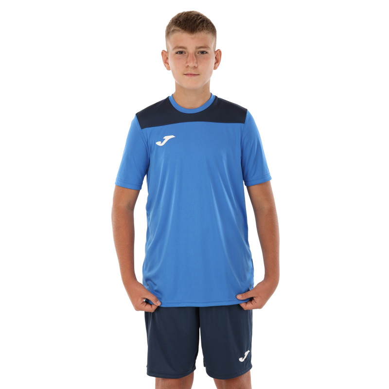 Форма футбольна комплект футболка та шорти Joma PHOENIX III 103124-703 4XS-XL синій-темно-синій