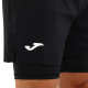 Шорти спортивні подвійні 2 в 1 з тайтсами чоловічі Joma R-TRAIL NATURE 103174-100 S-2XL чорний