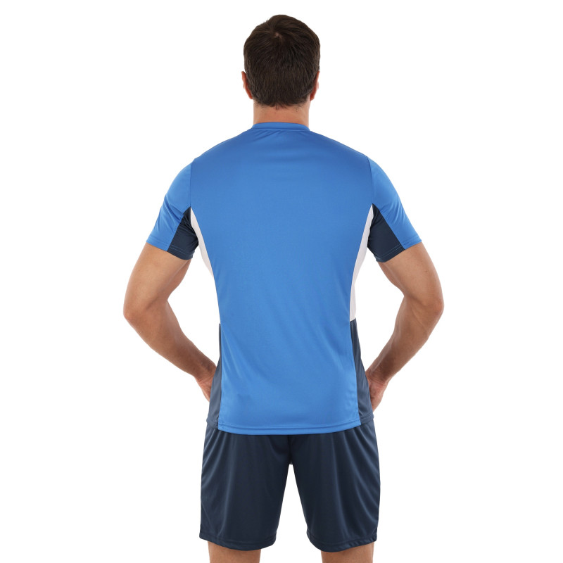 Форма футбольна комплект футболка та шорти Joma DANUBIO II 103213-703 4XS-XL синій-темно-синій