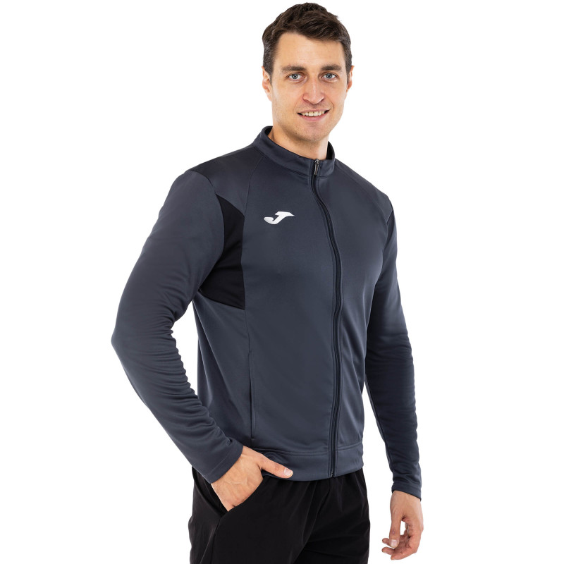Кофта спортивна на блискавці Joma WINNER III 103316-151 S-XL чорний