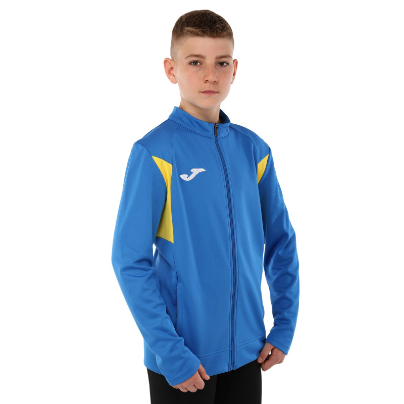 Кофта спортивна на блискавці Joma WINNER III 103316-709 S-XL синій-жовтий