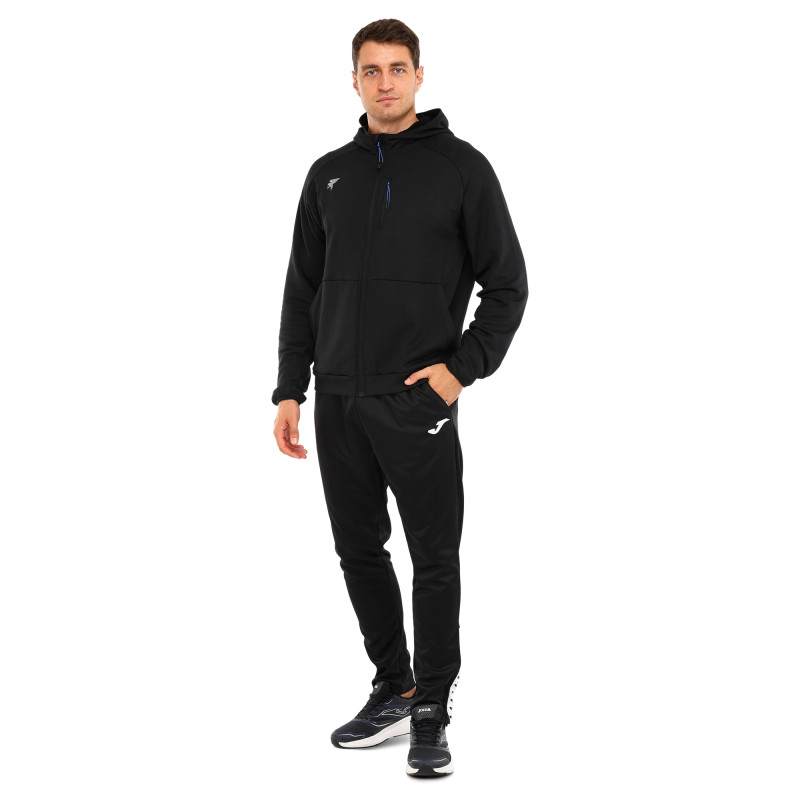 Кофта спортивна на блискавці з капюшоном Joma MYSTIC 103757-100 S-2XL чорний