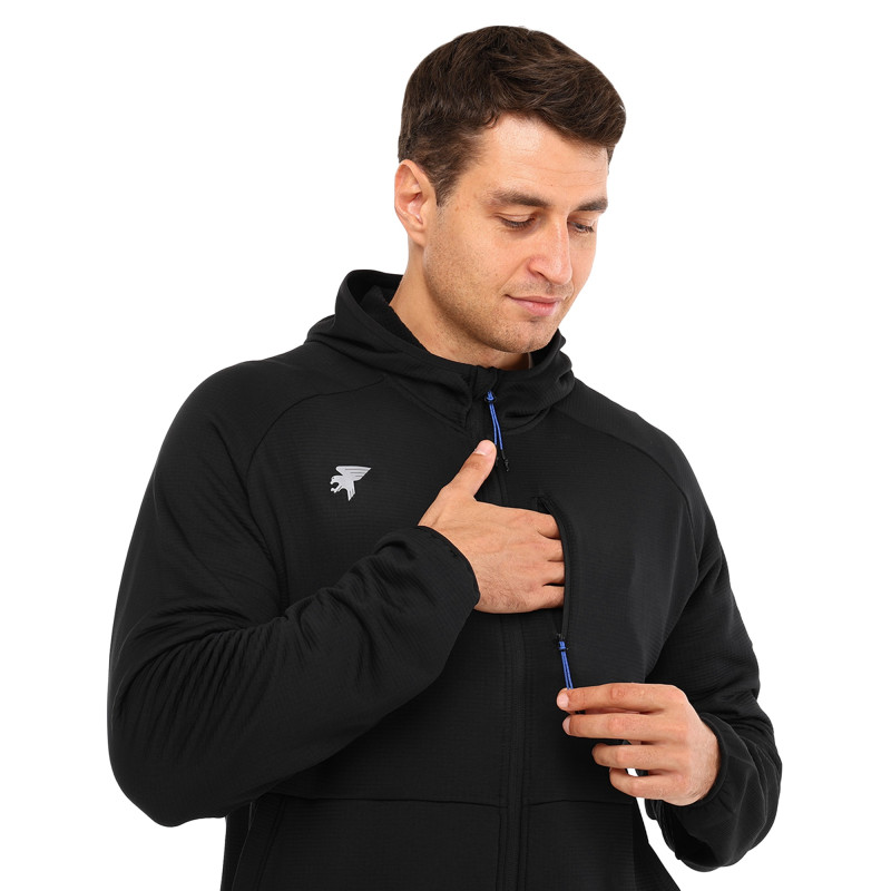 Кофта спортивна на блискавці з капюшоном Joma MYSTIC 103757-100 S-2XL чорний