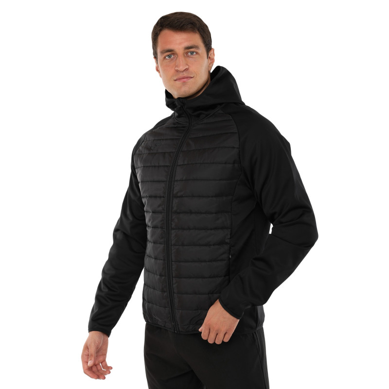 Куртка з капюшоном Joma SOFT-SHELL BERNA III 103791-100 розмір 2XS-2XL чорний