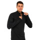 Лонгслів спортивний на блискавці Joma R-NIGHT 104044-100 S-2XL чорний