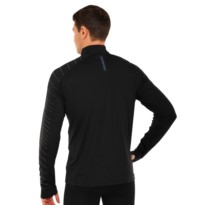 Лонгслів спортивний на блискавці Joma R-NIGHT 104044-100 S-2XL чорний