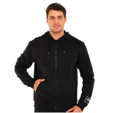 Кофта спортивна на блискавці з капюшоном Joma URBAN STREET 104110-100 S-2XL чорний