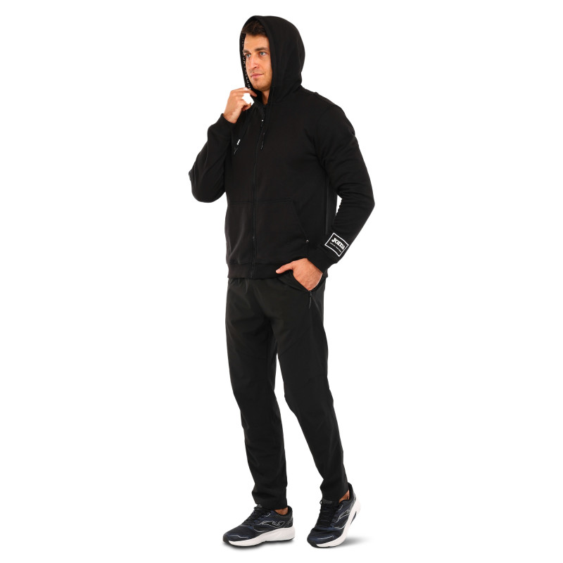 Кофта спортивна на блискавці з капюшоном Joma URBAN STREET 104110-100 S-2XL чорний