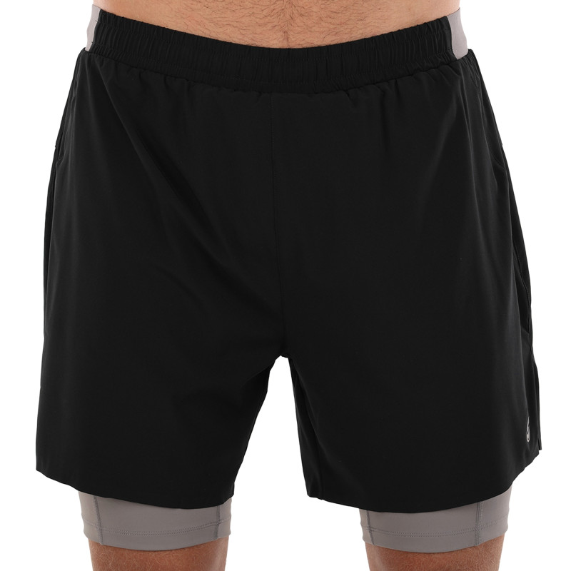 Шорти спортивні подвійні 2 в 1 з тайтсами чоловічі Joma CORE 104194-100 S-2XL чорний