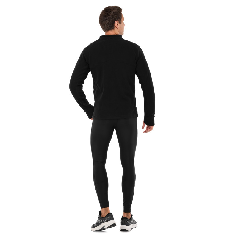 Кофта спортивна на блискавці флісова Joma EXPLORER 104229-100 розмір S-2XL чорний