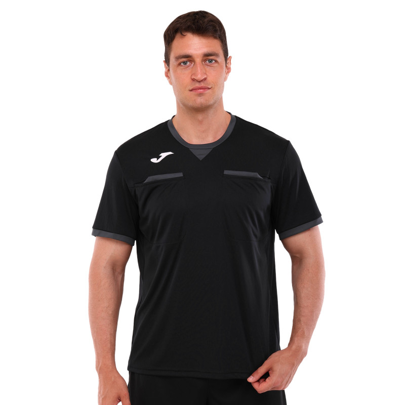 Футболка футбольного судді Joma REFEREE 104240-110 S-2XL чорний-сірий