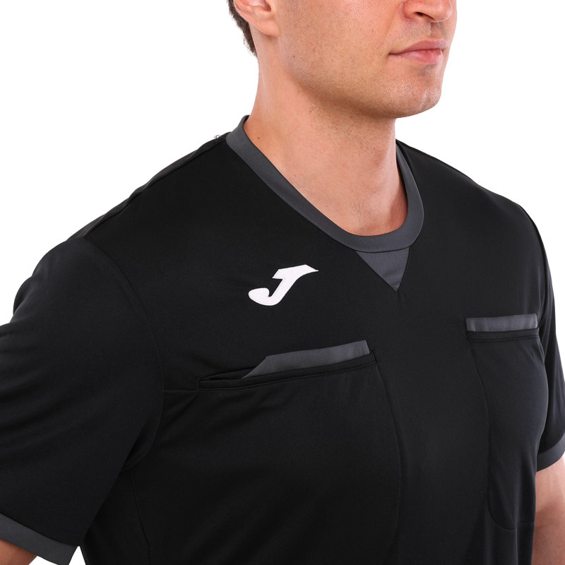 Футболка футбольного судді Joma REFEREE 104240-110 S-2XL чорний-сірий