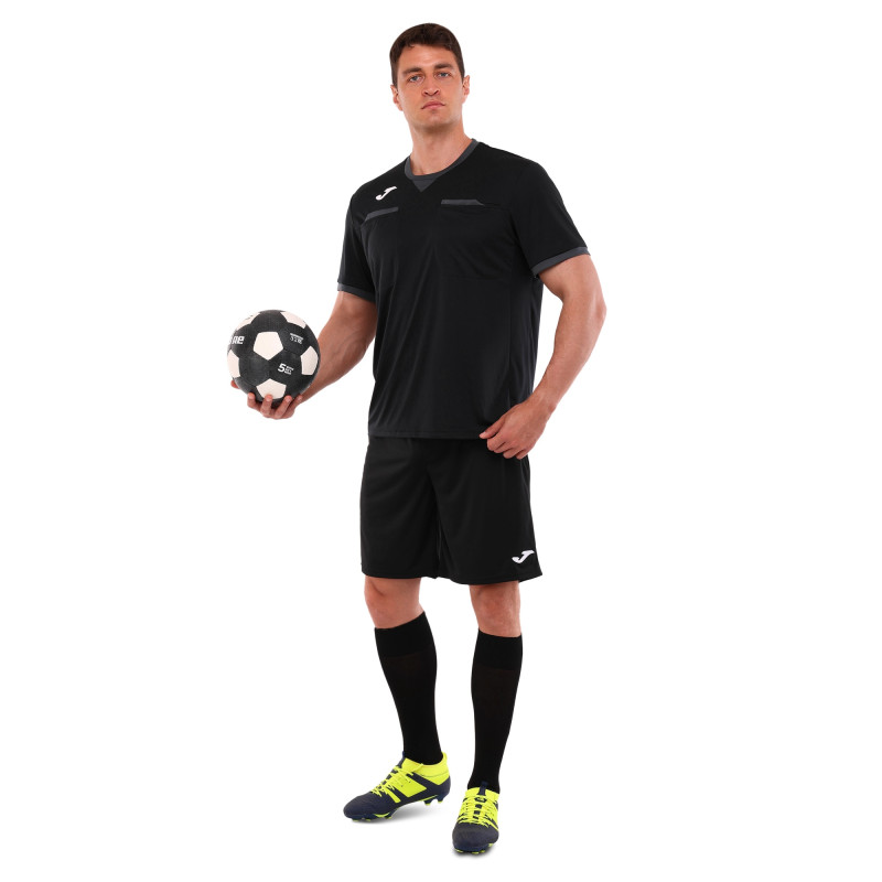 Футболка футбольного судді Joma REFEREE 104240-110 S-2XL чорний-сірий