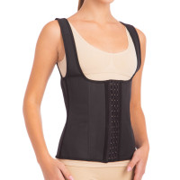 Корсет для схуднення стягуючий з ефектом HEATOUTFIT 1119 M-3XL чорний