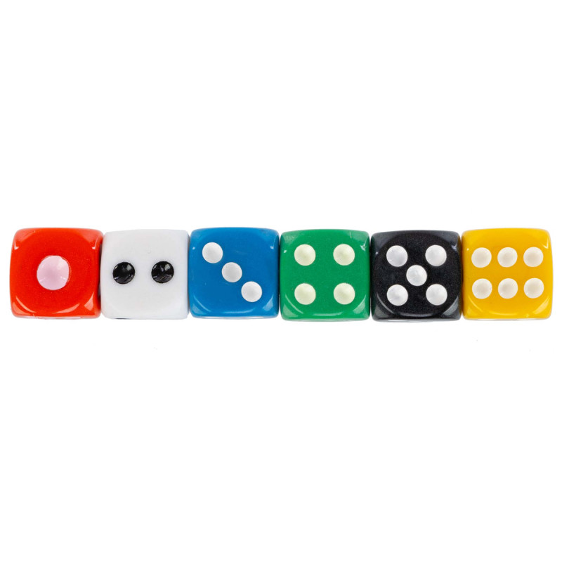 Кості гральні кубики для настільних ігор Dice SP-Sport 1412-1 12 шт. різнокольоровий