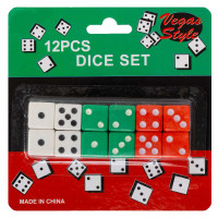 Кості гральні кубики для настільних ігор Dice SP-Sport 15125 12 шт різнокольоровий