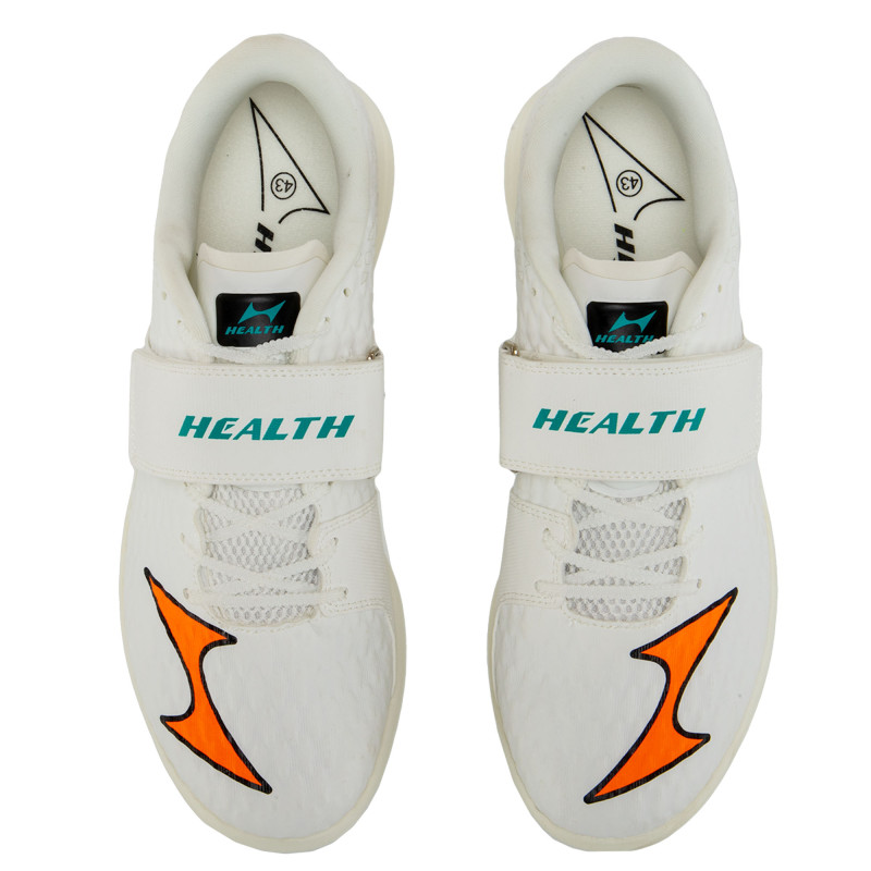 Шиповки для легкої атлетики професійні для потрійного стрибка Health 1633 розмір 36-45 білий