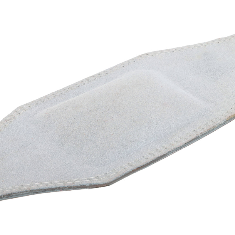 Пояс атлетичний шкіряний FAIRTEX 167076 спинка-15см розмір-S-XL червоний