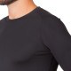 Лонгслів компресійний спортивний Domino 1716 M-2XL чорний