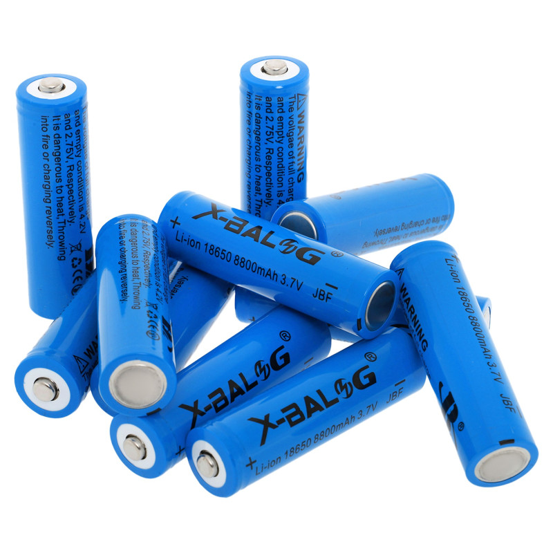 Акумуляторна батарея 18650 X-BALOG 18650-B 3.7V, 4.2V 9.6wh 8800 1шт