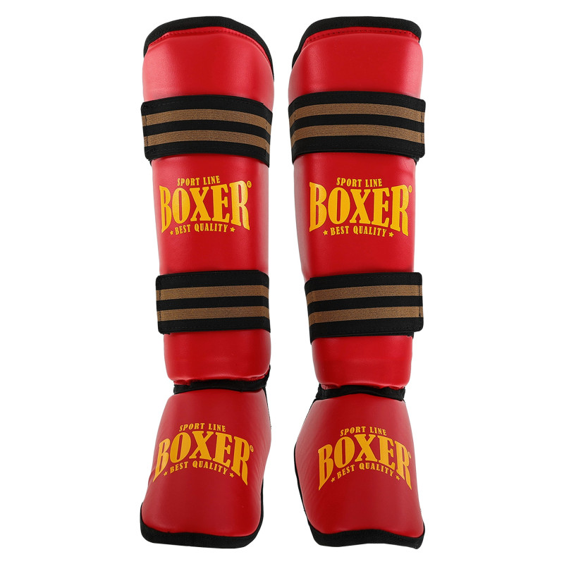 Захист гомілки та стопи Муай Тай, ММА, Кікбоксинг штучна шкіра BOXER NEW 2004-4-N M-XL кольори в асортименті