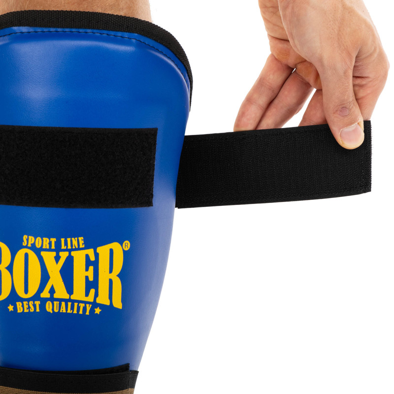 Захист гомілки та стопи Муай Тай, ММА, Кікбоксинг штучна шкіра BOXER NEW 2004-4-N M-XL кольори в асортименті