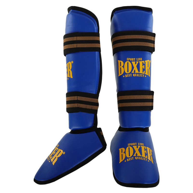 Захист гомілки та стопи Муай Тай, ММА, Кікбоксинг штучна шкіра BOXER NEW 2004-4-N M-XL кольори в асортименті